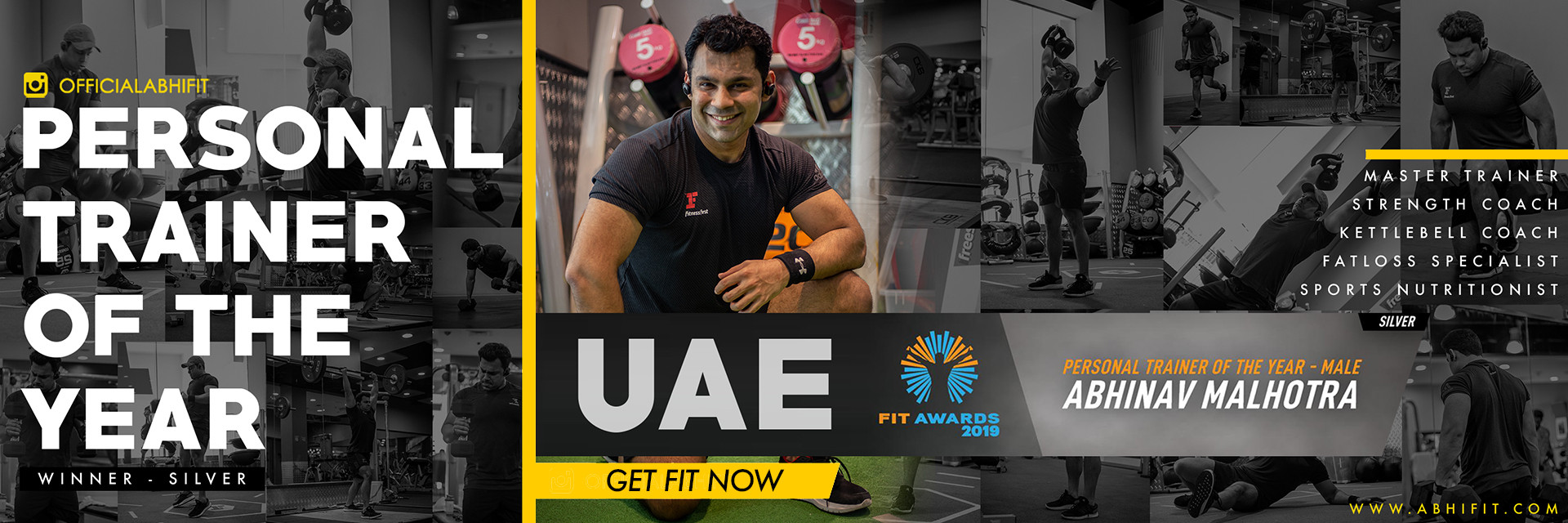 AbhiFit - Best Personal Trainer of UAE Dubai Abu Dhabi All Emirates - Abhinav Malhotra