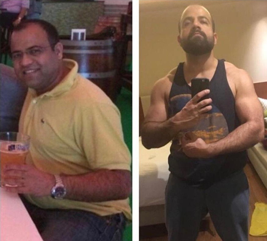 Muscle Gain and Fat Loss using TDEE - Client Transformation - Top Personal Fitness Trainer in Dubai UAE