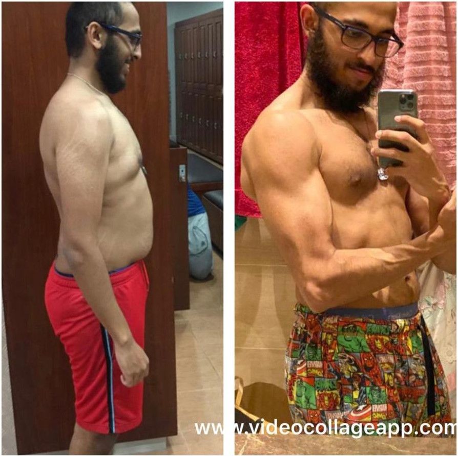 Muscle Gain and Fat Loss using TDEE by Client of Top Personal Trainer in Dubai UAE
