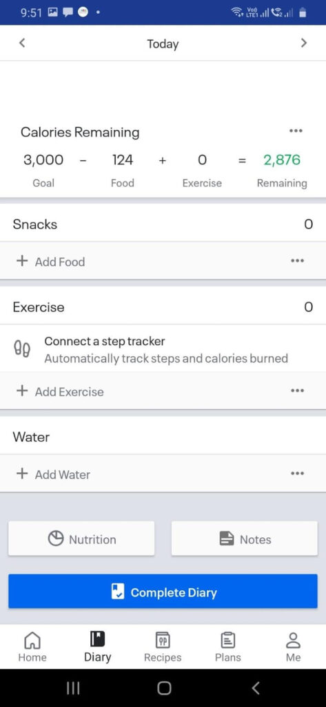 MyFitnessPal Today Calories Remaining - How to Track Macros using MyFitnessPal by Best Personal Trainer of Dubai UAE