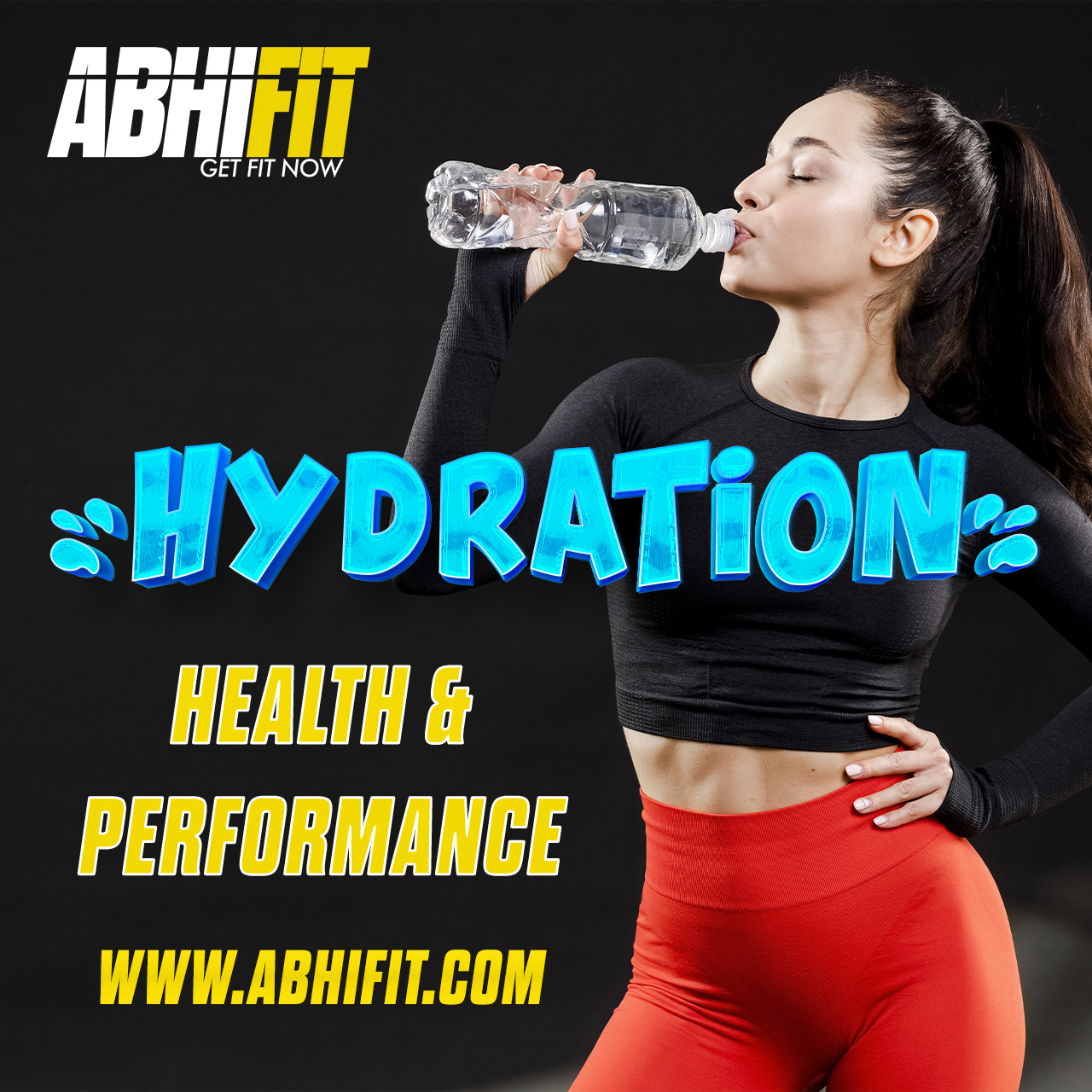 Hydration - Health and Performance by Best Personal Trainer in Dubai Abhinav Malhotra Team AbhiFit UAE
