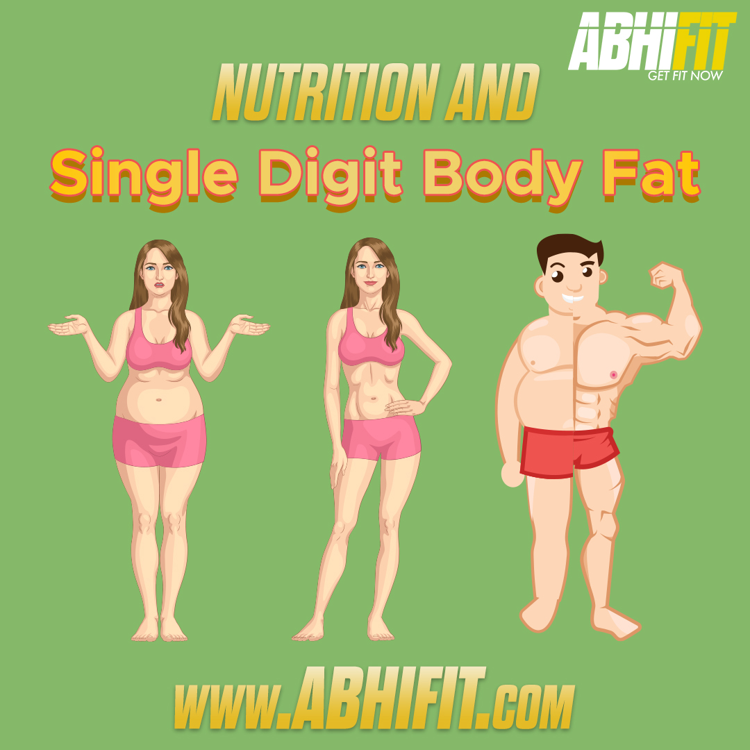 Nutrition And Single Digit Body Fat - Best Personal Training and Trainers in Dubai UAE - Abhinav Malhotra AbhiFit